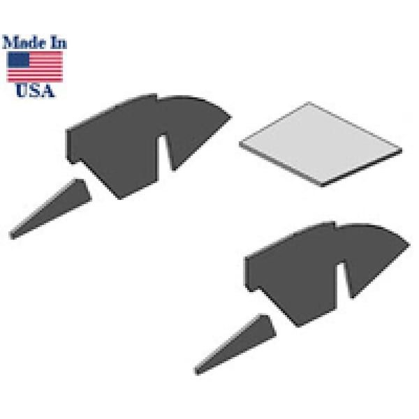 Aftermarket New 5 Piece Black Cab Foam Kit Fits Case-IH Tractor Models 766 966 1066 1466 + R0136 - main